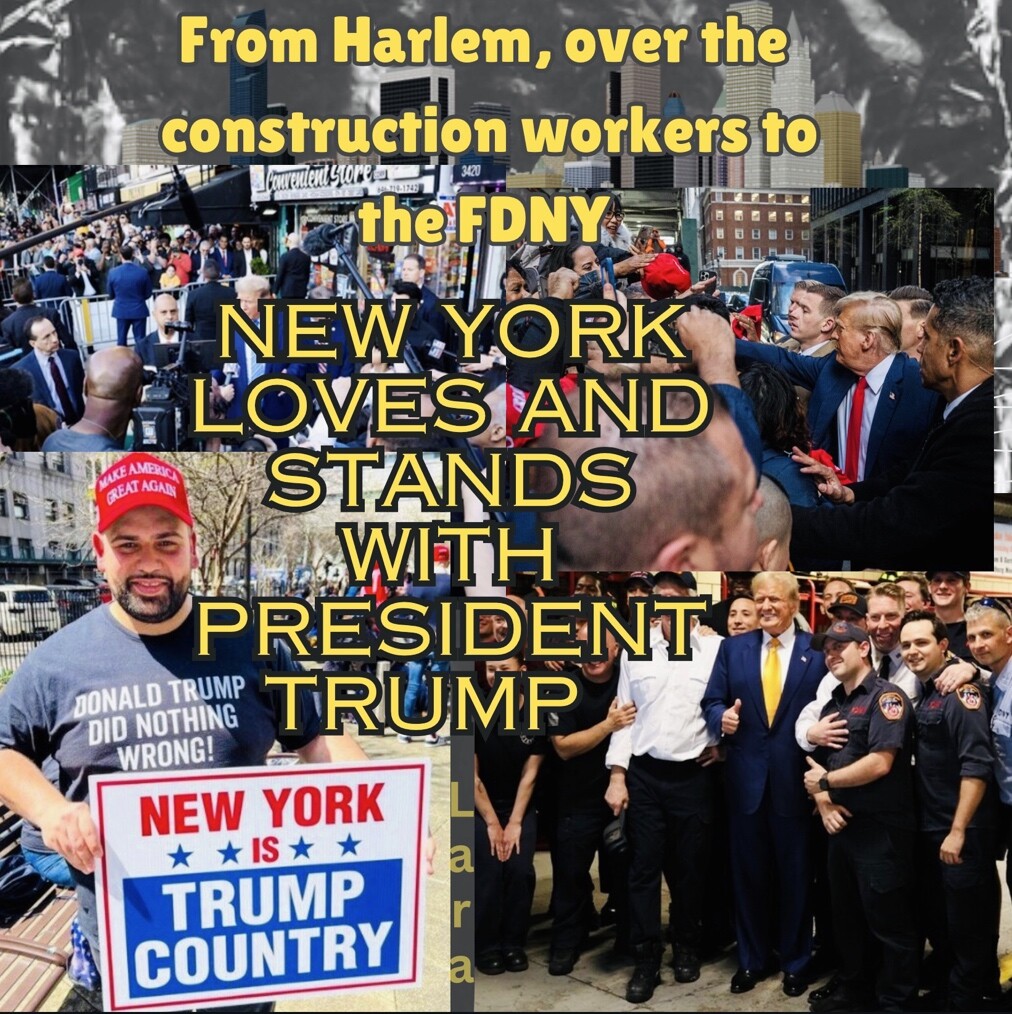 #NYLovesTrump #Trump2024TheOnlyChoice #Trump2024NowMorethanEver #TRUMP2024ToSaveAmerica