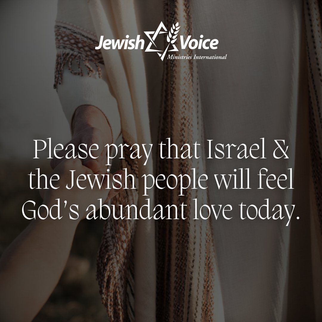 Type 'I prayed' in the comments to let us know you prayed for Israel today! ​

#JewishVoice #Israel #BlessIsrael #PrayForIsrael #StandWithIsrael #StandForIsrael #EndAntiSemitism #StopAntiSemitism #NeverAgainIsNow #StillStandingWithIsrael