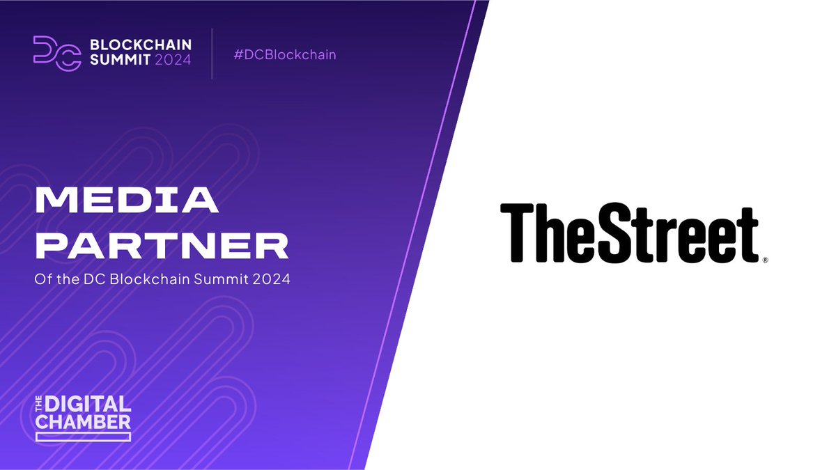 We’re excited to announce @TheStreet as a Media Partner of #DCBlockchain Summit 2024! Join us on May 15th as we shape the future: 👇👇👇 Dcblockchainsummit.com/sponsors/