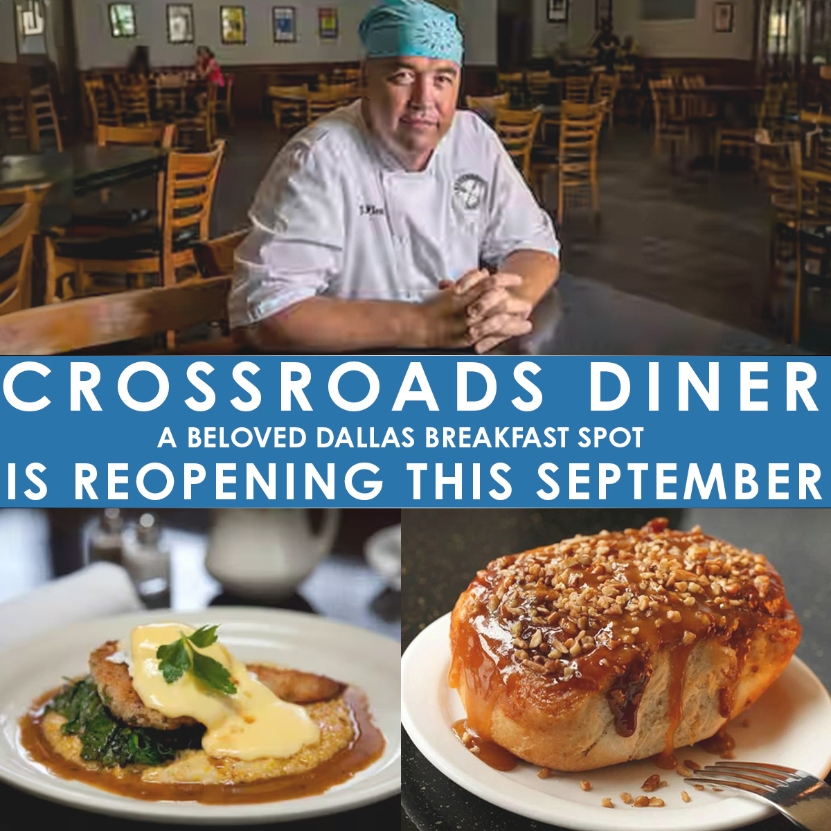 Falcon is thrilled that Tom will be back in the kitchen, serving the community, and that the Sticky Buns are making a comeback!
