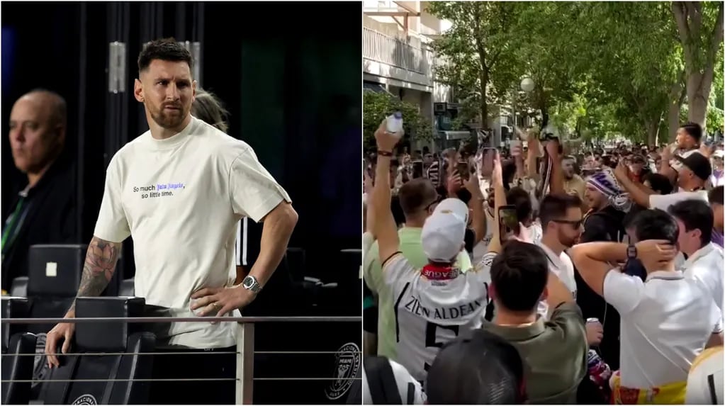 Los hinchas del Real Madrid insultaron a Lionel Messi en la previa de la semifinal de la Champions League tn.com.ar/deportes/futbo…