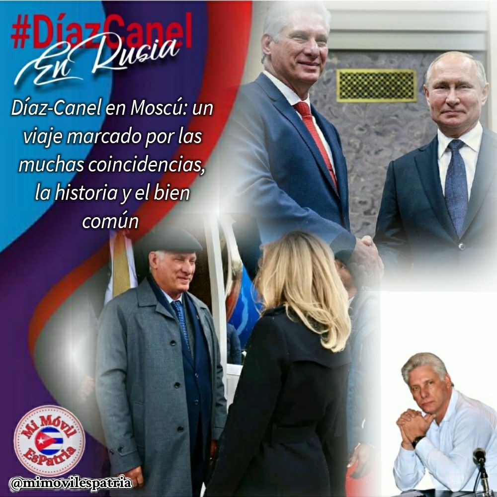 Un viaje marcado por las muchas coincidencias, la historia y el bien común. Amistad y solidaridad entre ambos países #Cuba #Rusia #DiazCanelEnRusia