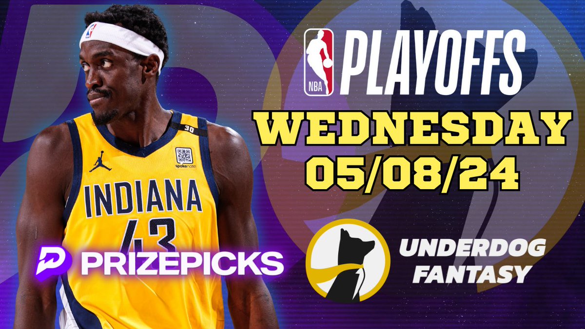 ✅ Best picks for today’s #NBA slate on #UNDERDOGFANTASY & #PrizePicks!
WEDNESDAY 🏀 05/08/24

WATCH⬇️🔔
📺YouTube - youtu.be/K4p2JjgPd9A
📺Rumble - rumble.com/v4tzdux-prizep…
#PrizePicksNBA #PrizePicksToday #PrizePicksLocks
#UNDERDOGFANTASYNBA #UNDERDOGPICKEM