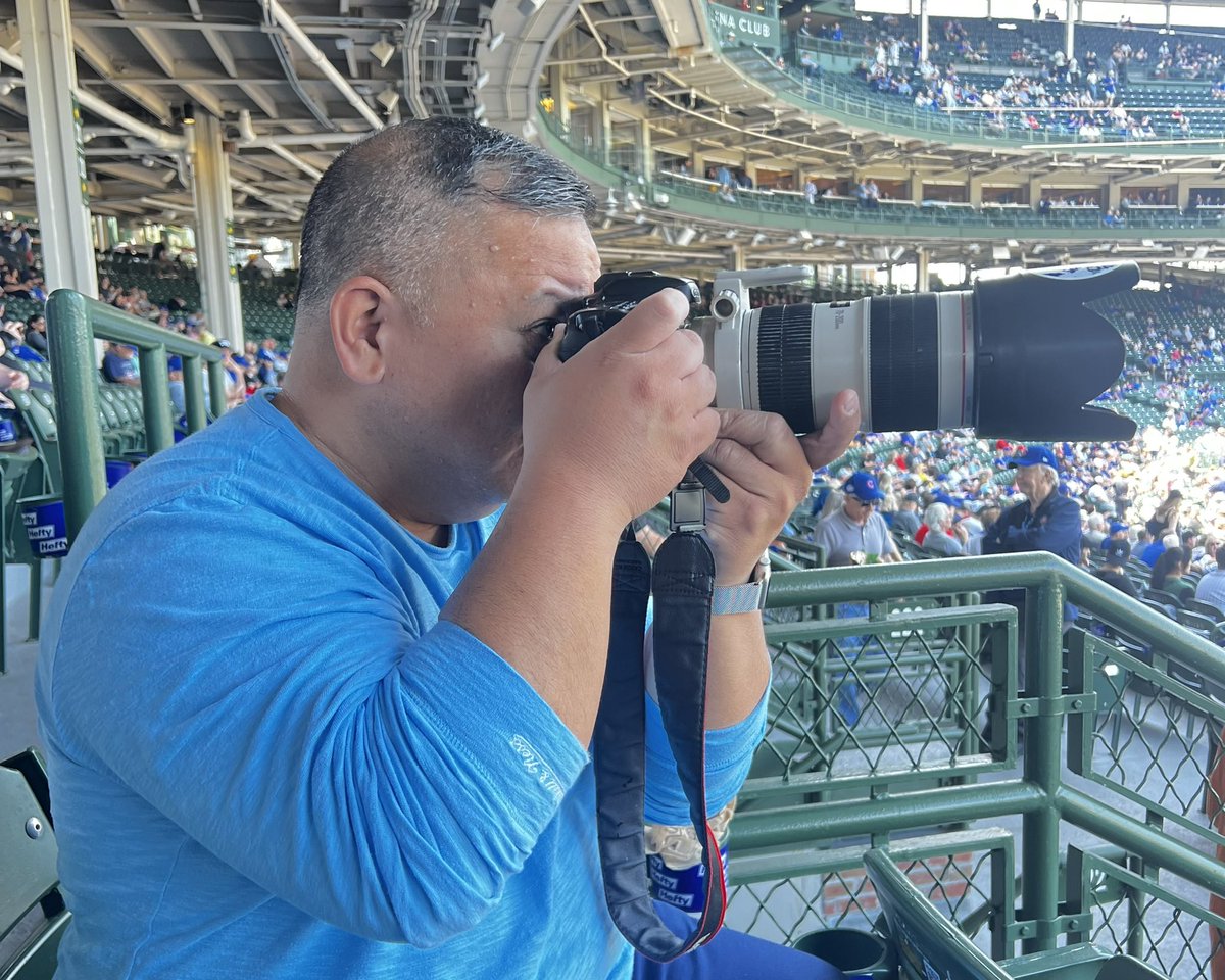 An update:

The @cubs reached out this morning and gave me permission to bring my camera into today’s game. Hoping to work things out longer term, but grateful to be able to bring you photos again on this beautiful day. Thanks, again, to everyone who enjoy the photos and the Cubs