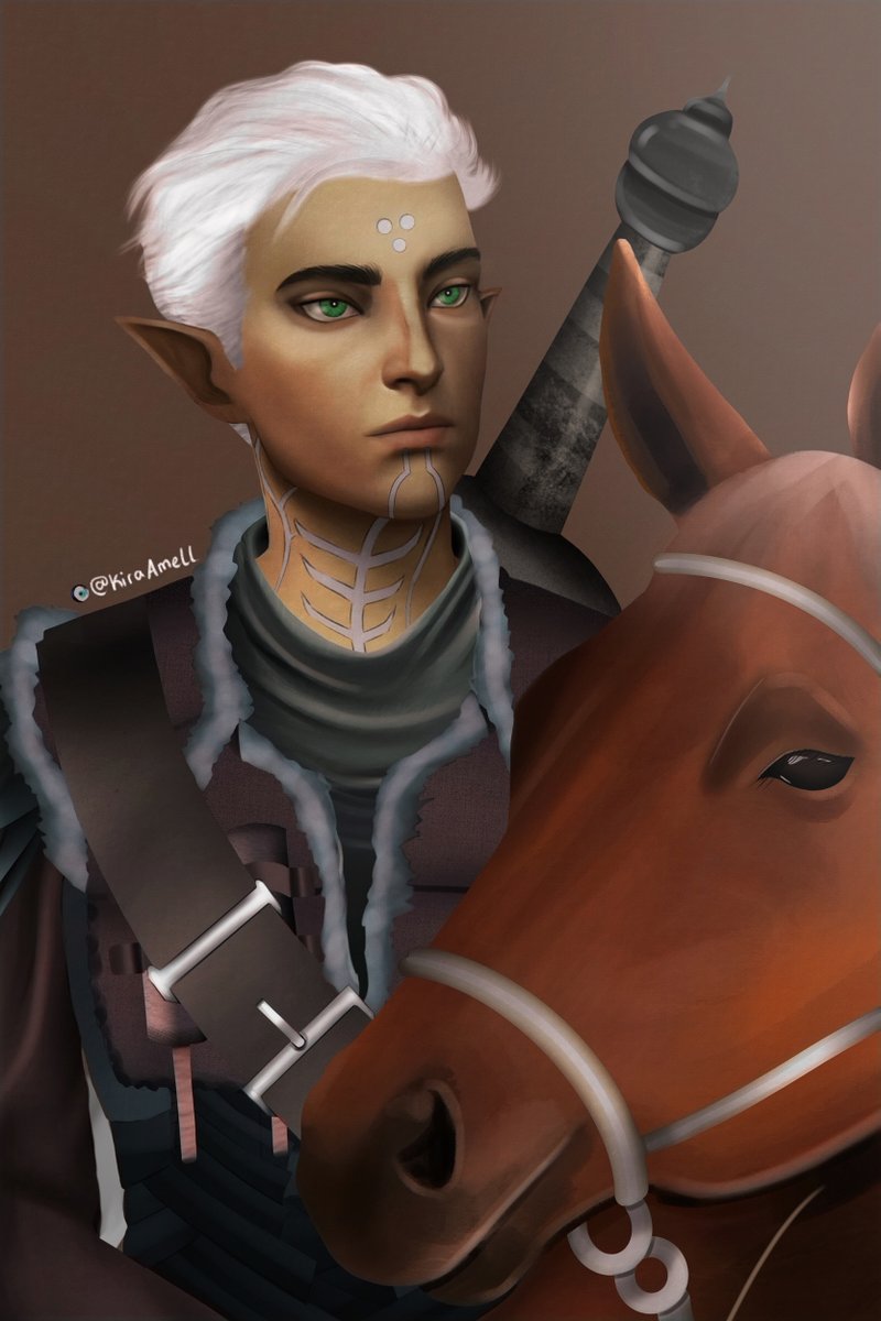 Check out this lovely art featuring #Leliana, #Cullen, and #Fenris, and let us know who your favourite companions from the #DragonAge series are!
🎨 @KiraAmell
#dragonagefanart