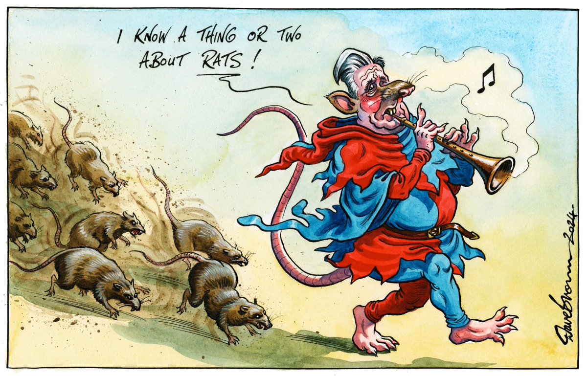 Dave Brown on Natalie Elphicke’s defection from the Conservatives to Labour #Starmer #KeirStarmer #RishiSunak #NatalieElphicke #ToryDefectors #ToryRats #LabourParty #ToryChaos – political cartoon gallery in London original-political-cartoon.com