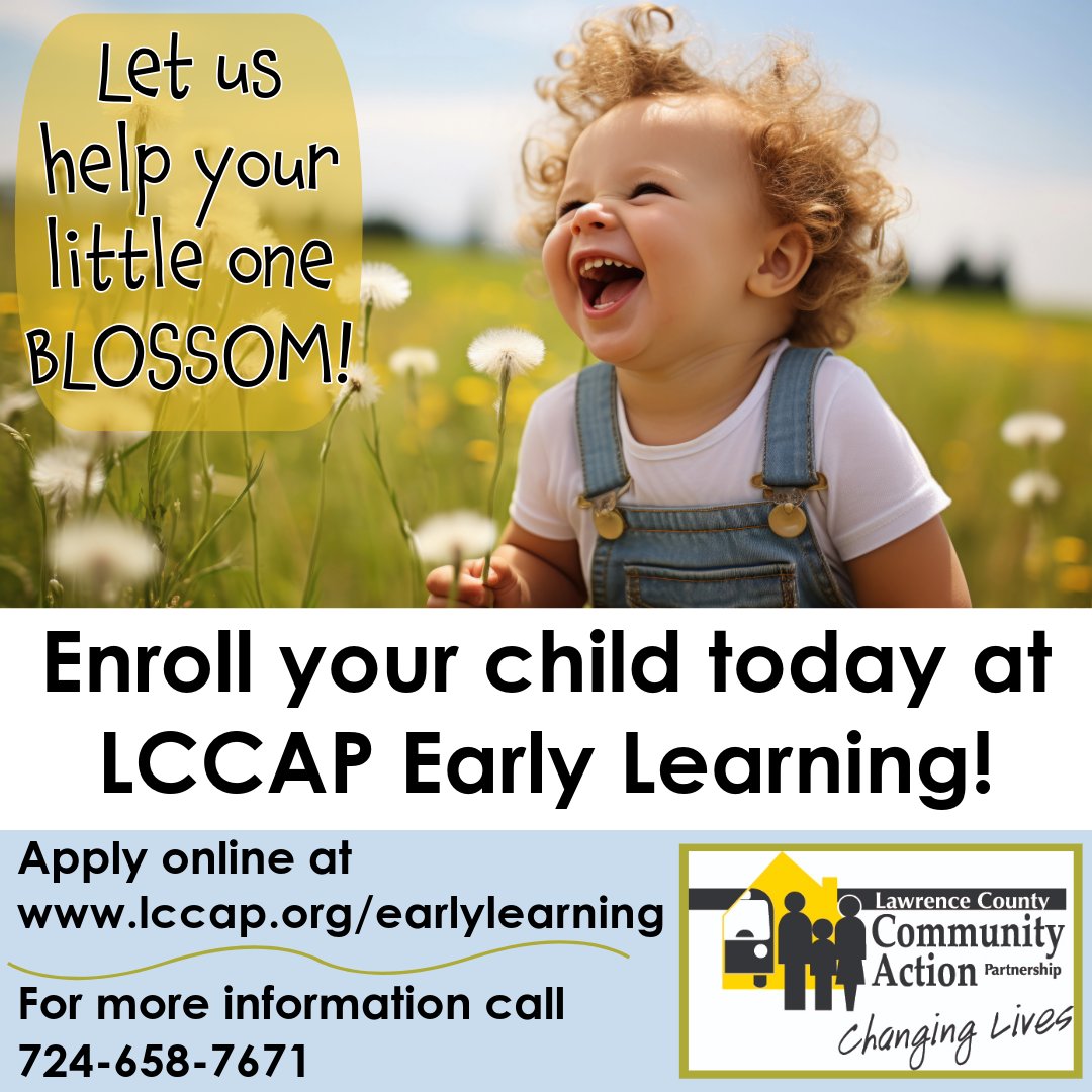 🌻LCCAP Early Learning is currently enrolling for the 2024/2025 school year! Apply today at lccap.org/earlylearning #earlylearning #enrolling #preschool #headstart