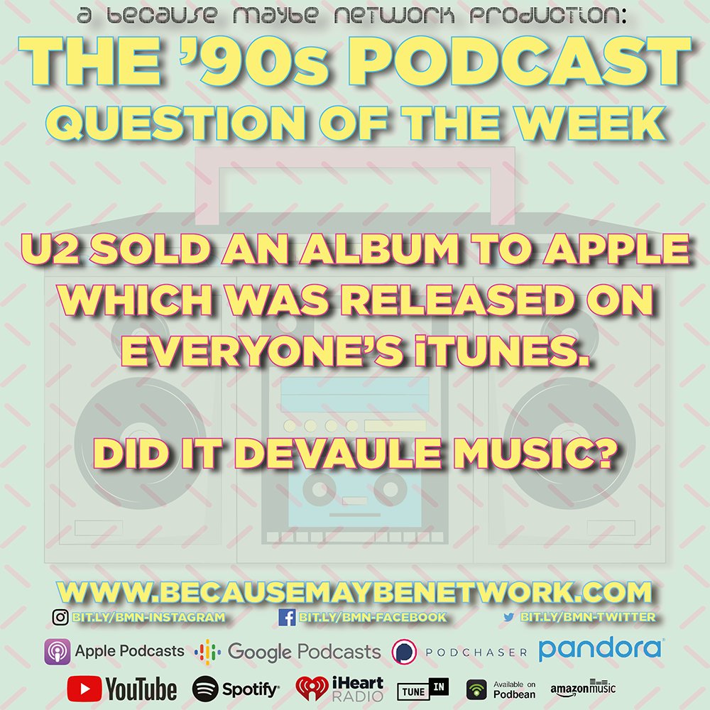We begin to move away from U2, but we have one final question. New episode announced tomorrow.

bit.ly/90sP-S10-E10 

#90spodcast #podcast #albumreview #90smusicreview #classicalbums #achtungbaby #u2 #bono #theedge #one #betterthantherealthing #thefly #mysteriousways #zootv