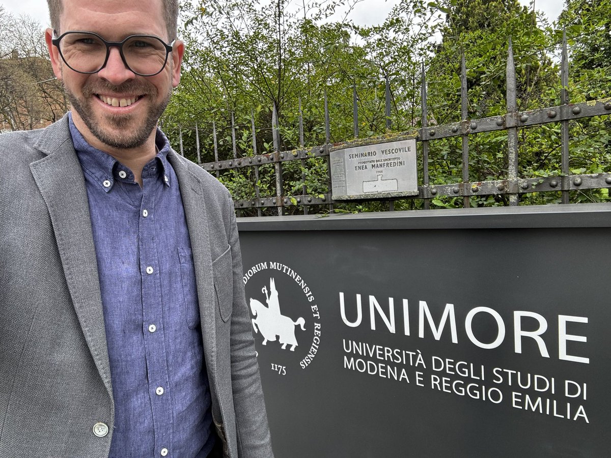 Today was my last day as a visiting professor at the Università degli Studi di Modena e Reggio Emilia (@UNIMORE_univ)! I am very grateful to my generous colleagues and the fantastic students! Arrivederci – è stato un onore!
