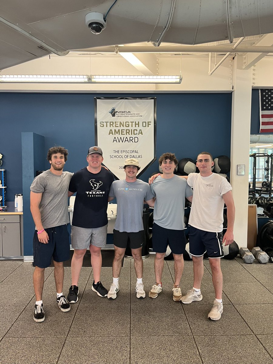 Great to have class of ‘22 alums Charlie King, Ryan Ainsworth, Connor Awbrey, Mason Link, and Carson Langston back in the iron paradise!