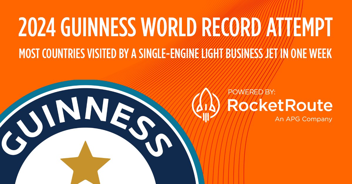 Day 1 Review: Stefan Mueller and Mark Zajfert began their Guinness World Record attempt for most countries visited in a single-engine light business jet in one week! LSZH🇨🇭 ➡️ LMML 🇲🇹 ➡️ LGIR 🇬🇷 ➡️ LCPH 🇨🇾 ➡️ LBSF 🇧🇬

Total Distance: 2,418 NM!

#WorldRecordAttempt #RocketRoute