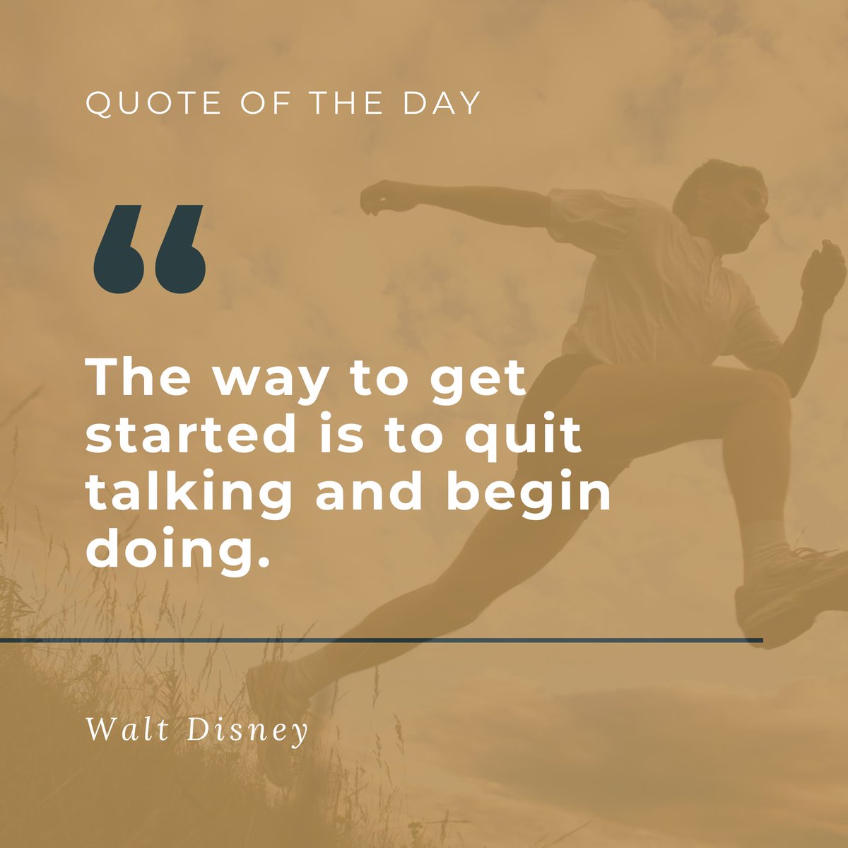 'The way to get started is to quit talking and begin doing.' – Walt Disney 💡 

Whether it's switching jobs, starting a business, or mastering your finances, take that leap today.
-
-
-
#BuildingEconomicSecurity #TakeAction #WaltDisneyQuote #StartDoing #MakeItHappen