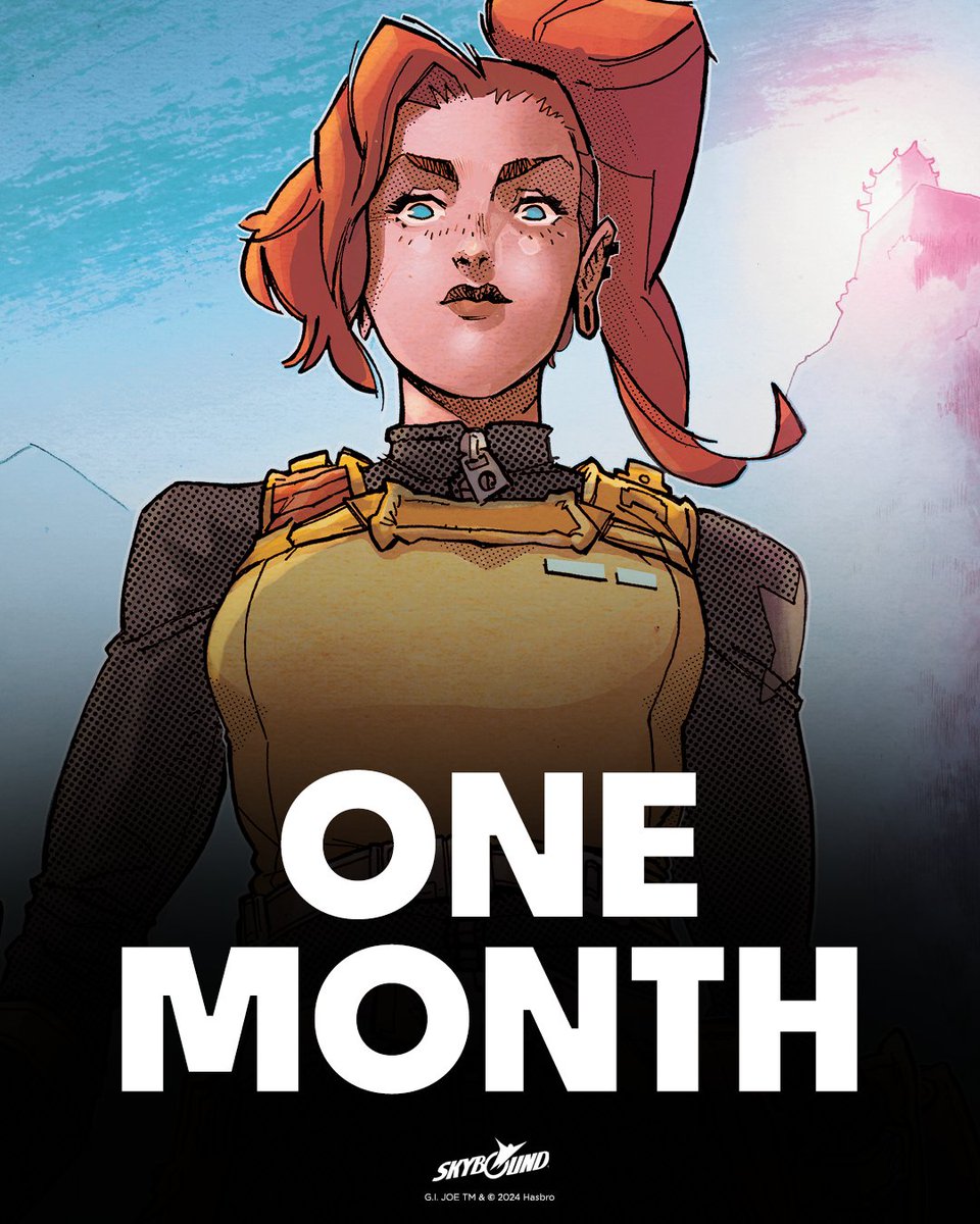 ONE MONTH until SCARLETT is hitting shelves at your local comic shop #EnergonUniverse
