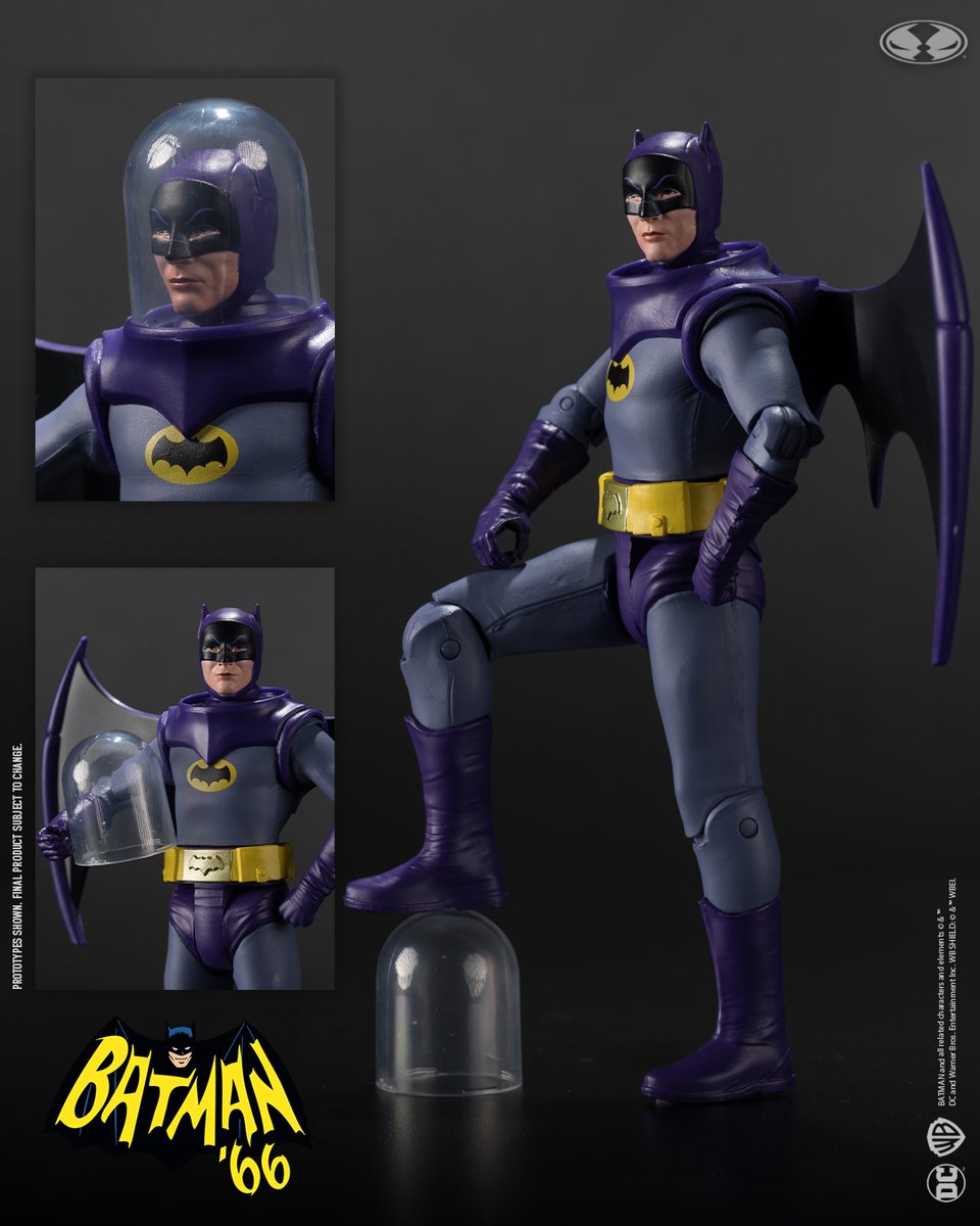 Space Batman™ is available for pre-order NOW at select retailers!
➡️ bit.ly/SpaceBatmanDCR…

6' scale figure is based on the classic comic book and includes removable wings and helmet.  

#McFarlaneToys #DCRetro #Batman66 #Batman
