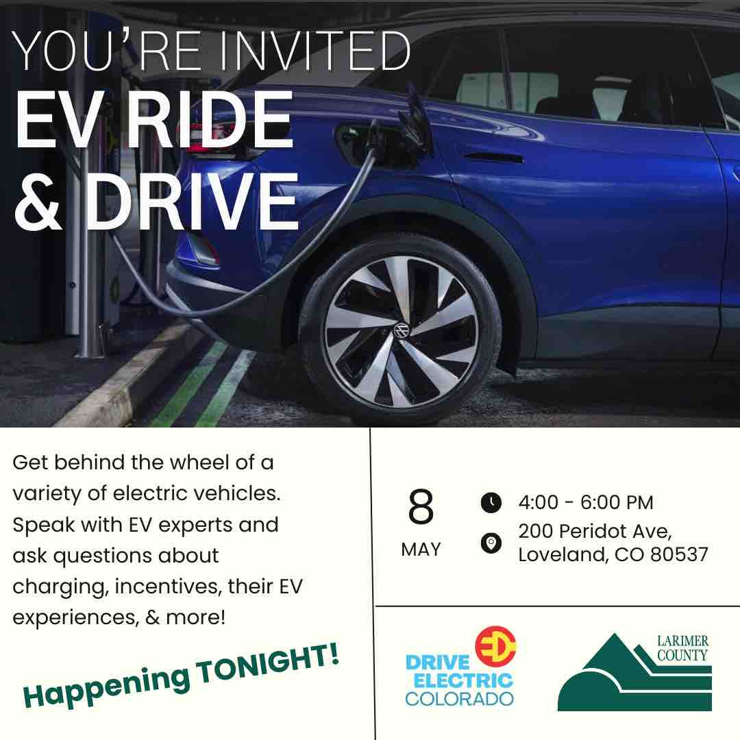 Join us TONIGHT to check out some EVs! We’ll have the Volkswagen ID.4 available for you to take for a spin. 

#loveland #lovelandcolorado #lovelandco #larimercounty #ev #rideanddrive #electricvehicles #vw #volkswagen #id4 #vwid4 #greeley