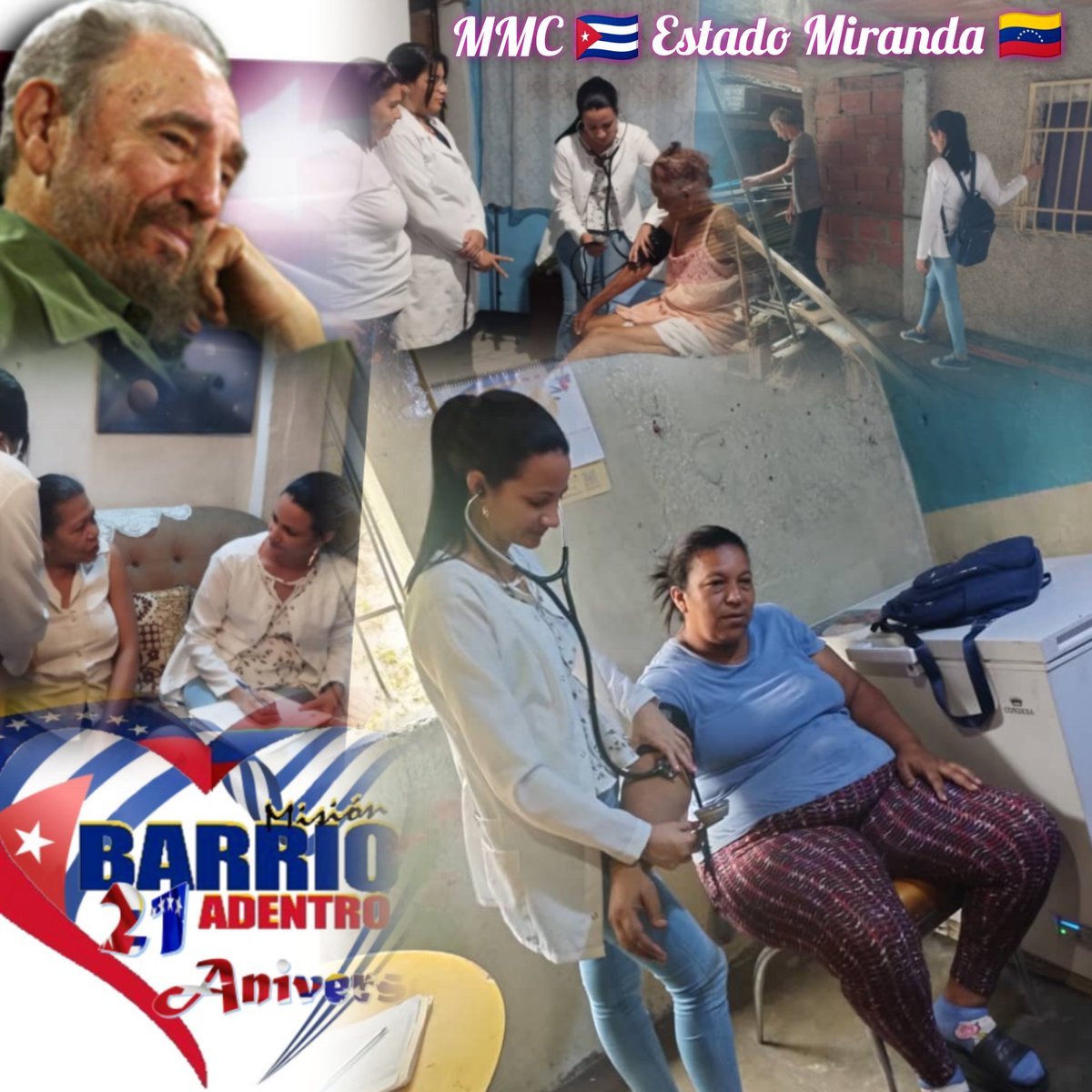 MMC 🇨🇺 Estado Miranda 🇻🇪 Cuando el amor ♥️ compromiso, dedicación y vocación se unen en un mismo deseo, las dificultades no son un obstáculo para lograr los objetivos de trabajos y así lo demuestra la Dra. Dailen Hernández Rivera del CDI La Urbina. #CubaPorLaVida #CubaCoopera