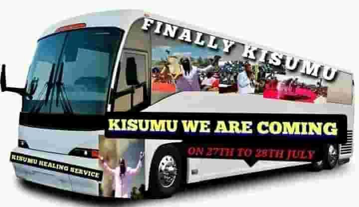Breaking News to all four corners of the earth: 🟠The Kisumu Healing Crusade is coming on July 26th and 29th in Kisumu City, Kibos Grounds Kenya. It will be super massive Elijah the Prophet is Coming to Kisumu #JesusIsComingSoon