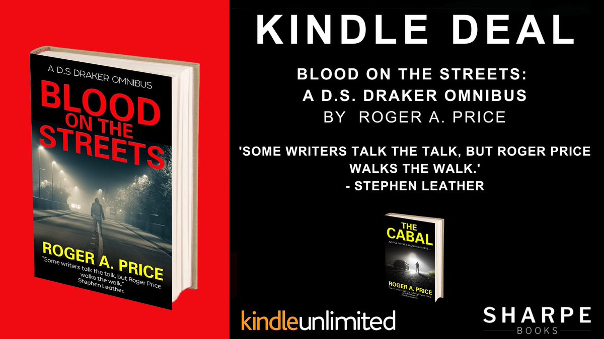 #KindleDeals #99p Blood on the Streets, By @RAPriceAuthor 'Some writers talk the talk, but Roger Price walks the walk.' amazon.co.uk/dp/B0CR1F12B9 #crimefiction #boxset #thrillerthursday