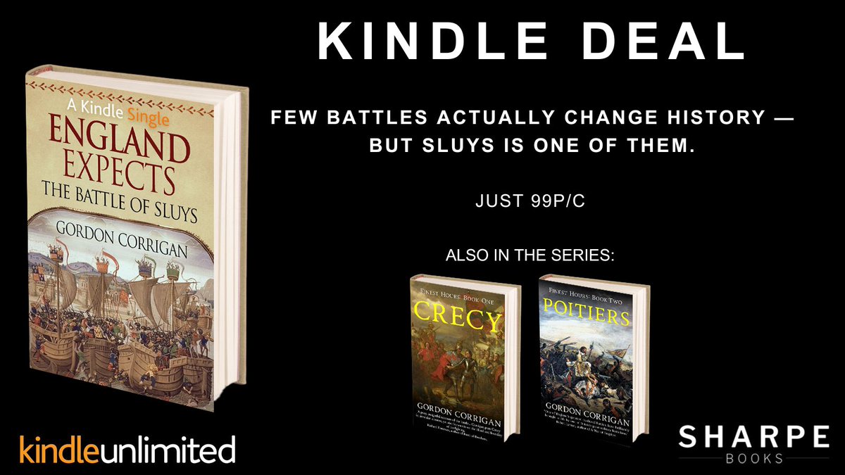 #KindleDeals #99p England Expects, By Gordon Corrigan 'Few battles actually change history — but Sluys is one of them.' amazon.co.uk/dp/B07B2JZ3XP #medievalhistory #militaryhistory #medievaltwitter