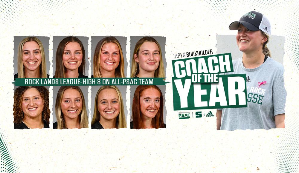 LAX: Taryn Burkholder was named the PSAC West Coach of the Year and The Rock landed a league-high eight players on the All-PSAC team that was announced Wednesday.

Details 🔗: bit.ly/3UPZBCX