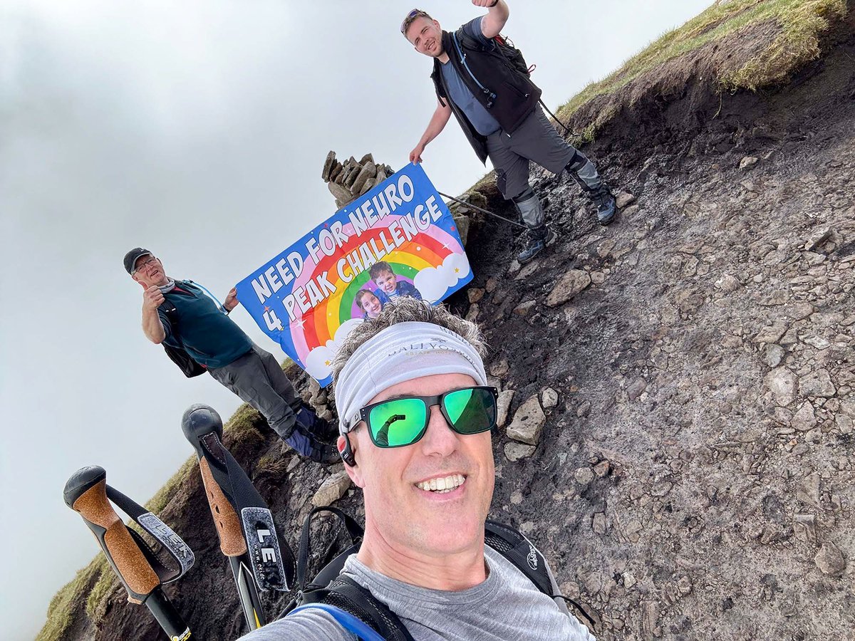 Hero dad Andrew Foley, along with his friends TJ O’Connor and Padraig McGillicuddy, have conquered four of the highest peaks in Ireland in just 23 hours and raised an astounding €51,580 towards Andrew’s kids’ medical care. Read Andrew's story in tomorrow's Kerry’s Eye