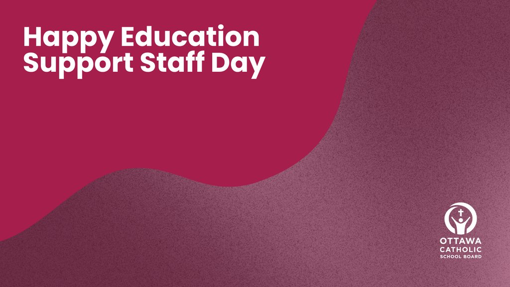 Today, on Education Support Staff Appreciation Day, we want to extend our sincere #ocsbGratitude to all support staff. Their dedication and hard work are the foundation of our educational community! #SupportStaffAppreciation