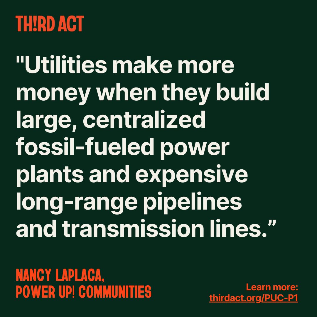 ThirdActOrg's tweet photo. 📢 We've got a new blog series: Sunlight Is the Best Disinfectant blog series for our #PowerUpCommunities! project. For the first installment, Nancy LaPlaca discusses the obscure and complex world of #PUCs & the utilities they regulate.
👀 https://t.co/y9rx4aV7ae https://t.co/rq5NtVinUy