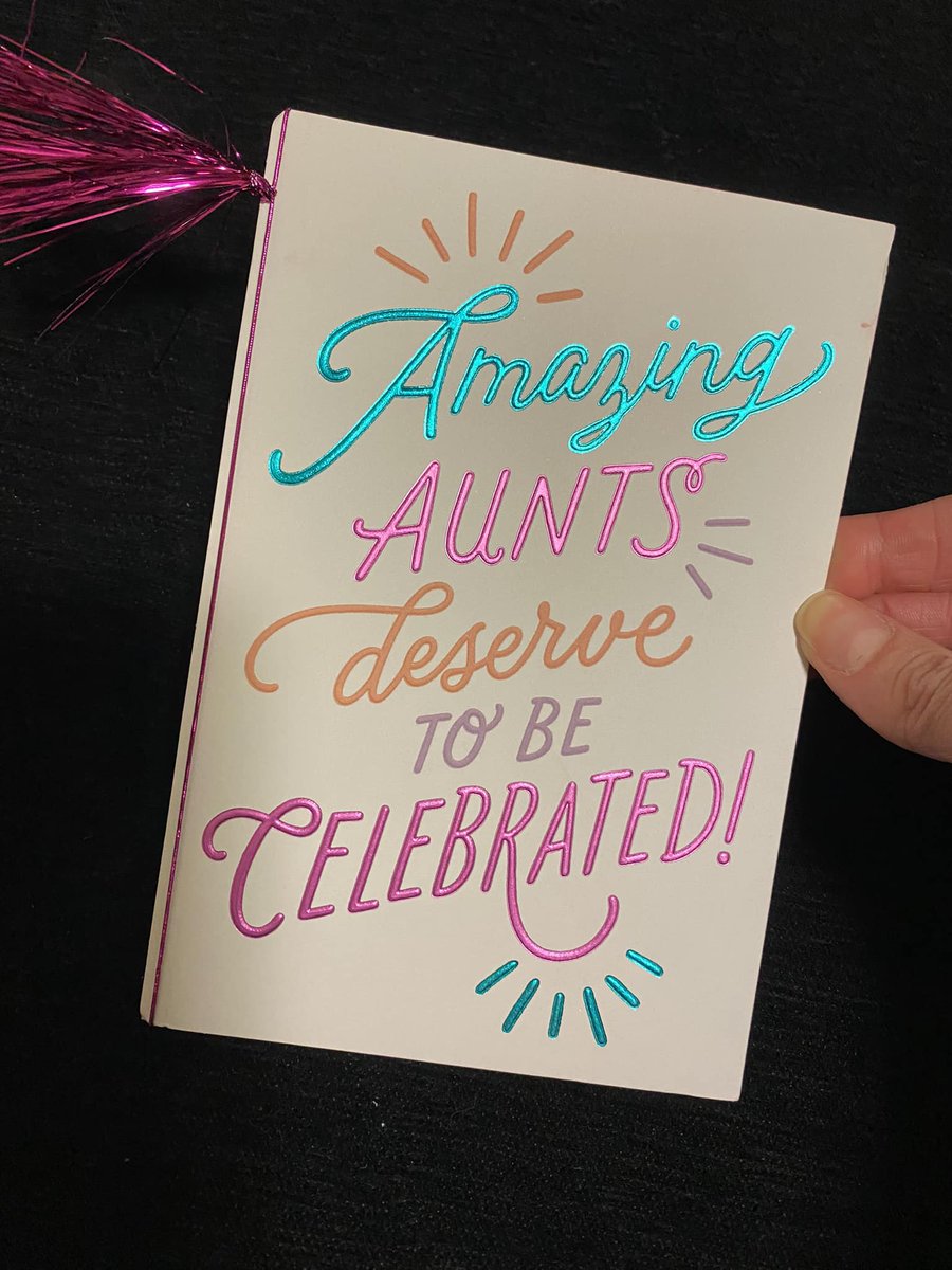 Sunday is Mother's Day. But if you have amazing Aunt, celebrate them too. Who is an Aunt that makes a difference in your life?