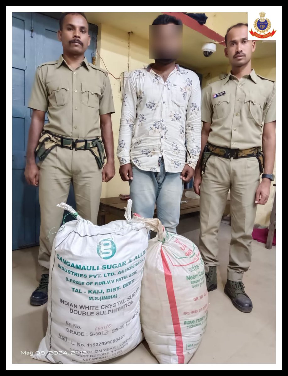 Bolangir Police led by IIC S Pradhan, Tusura P.S. seized 225 ltrs ID liquor, 02 M/C & apprehended two accused persons involved in unlawful possession & selling of ID liquor.