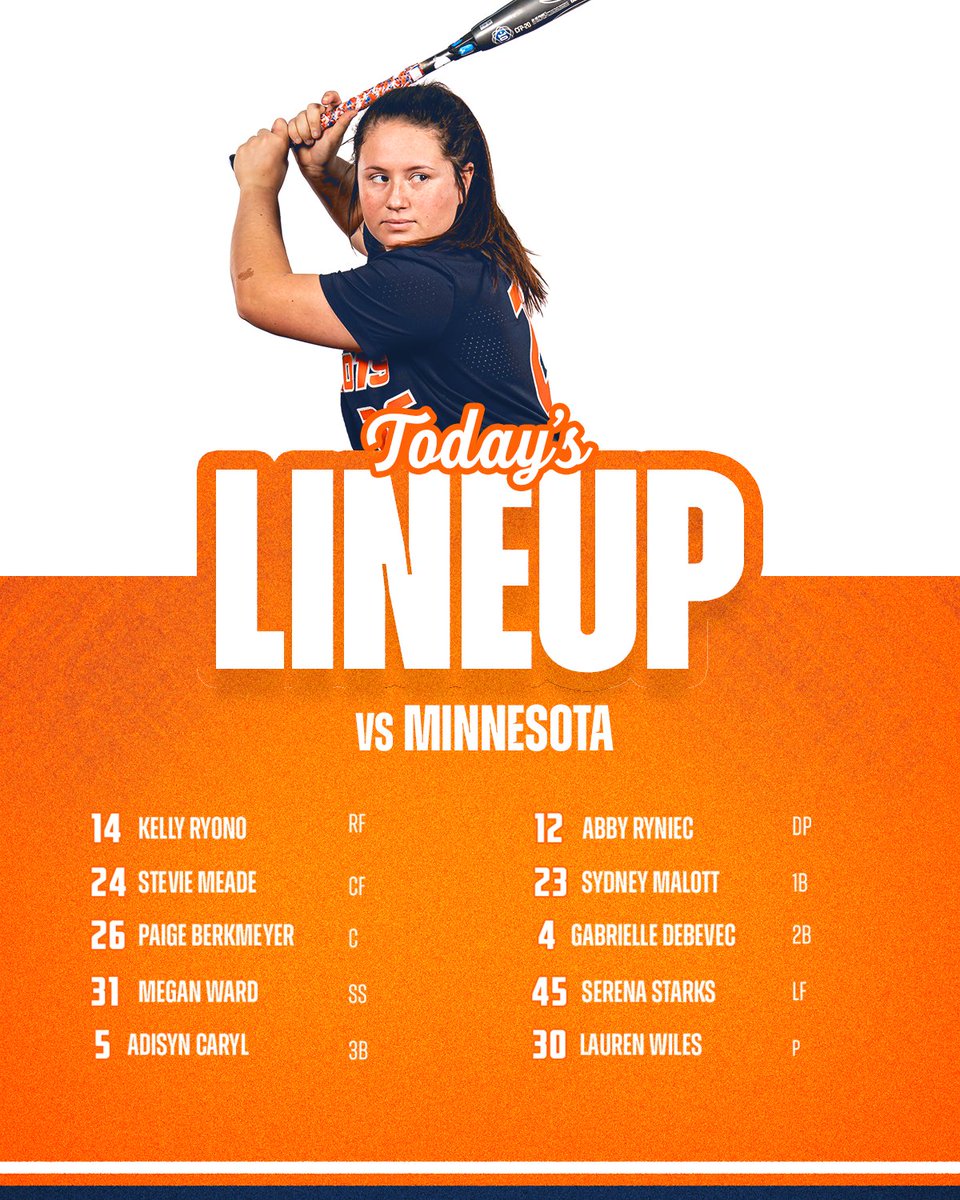 Starters 🆚 Minnesota

#Illini | #HTTO
