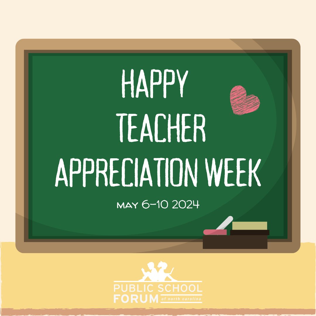 #NCED Teachers, thank you for all that you do! Research shows that teachers are the number one school-related factor influencing student outcomes, which is why we have a duty to respect and compensate educators like the professionals they are. 🍎📚