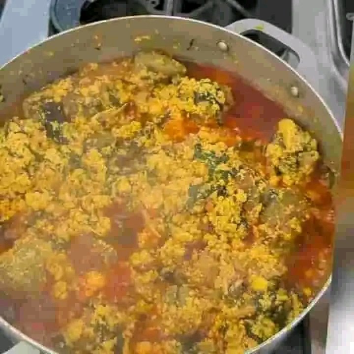 Which swallow do you think will go with this soup?🤔