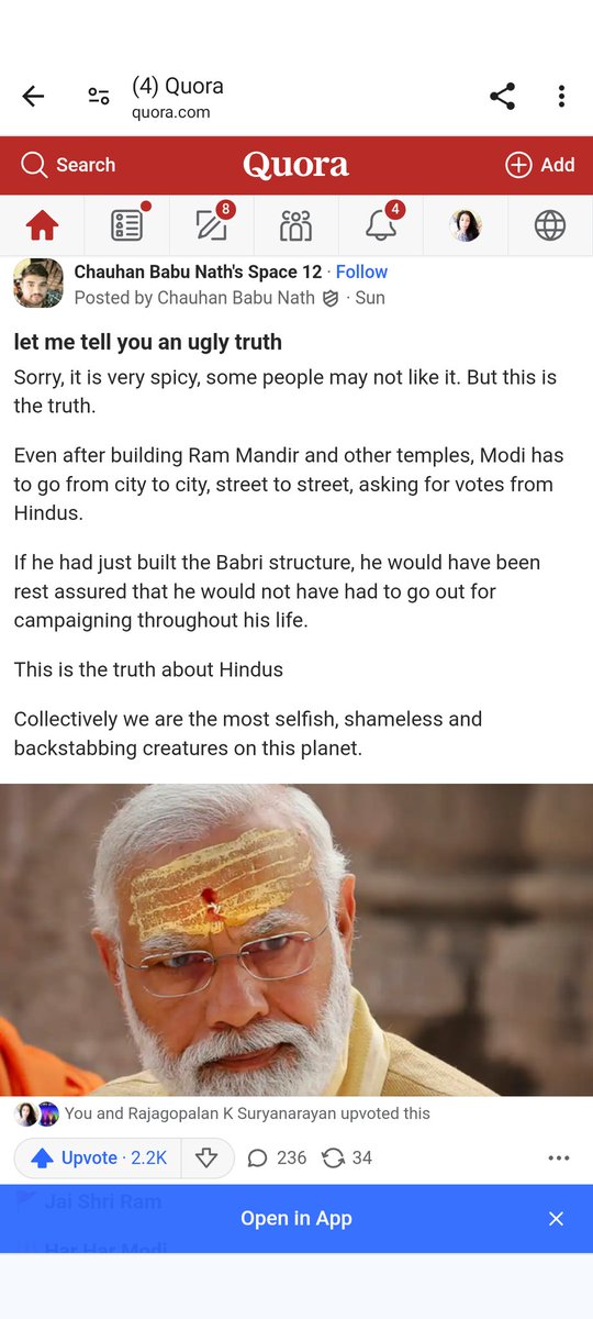 tina661014's tweet photo. This is the truth of Hindus 
Wake up Hindus please 🙏 https://t.co/MiZ3pmc7OS