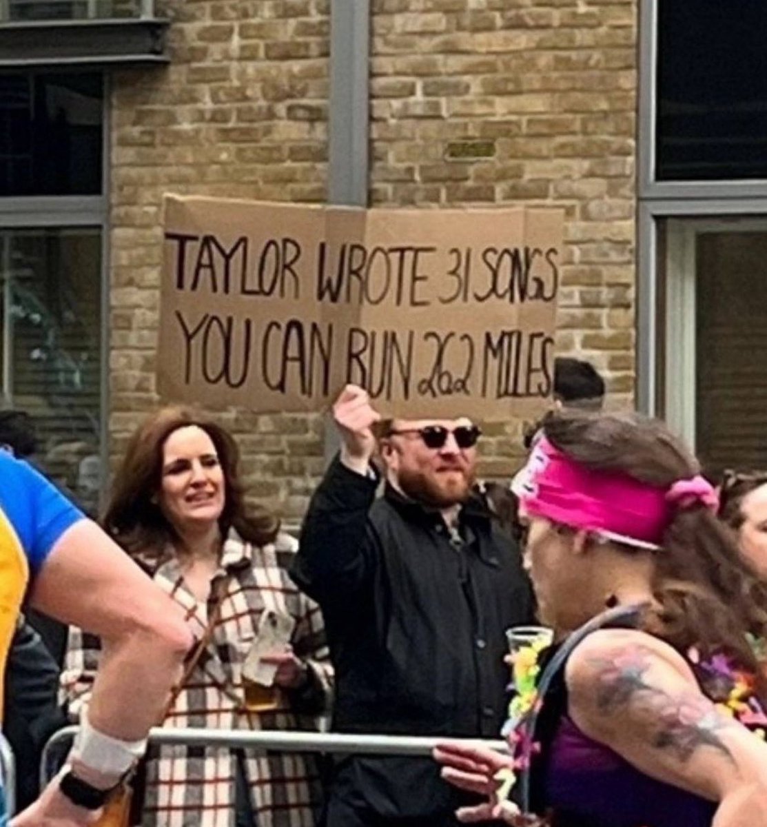 This marathon sign 😭