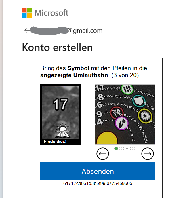 greed_code's tweet photo. Momentan ist es nicht möglich, ein Microsoftkonto zu erstellen. 20 Tests um sicherzustellen, dass ich kein Roboter bin?! Was für eine Frechheit. Und dann kommen sogar noch Symbole, die gar nicht zu den Antwortmöglichkeiten passen können -.-
@Microsoft @MicrosoftDE @microsoft_ch https://t.co/NNO7EE6BDz