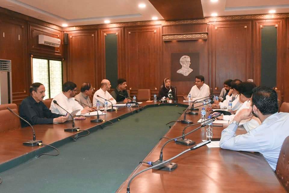 Central PPP Leader and MNA Dr Nafisa Shah has Chaired Meeting regarding Khairpur People's Welfare Trust at Darbar Hall DC House. @BBhuttoZardari @ShahNafisa