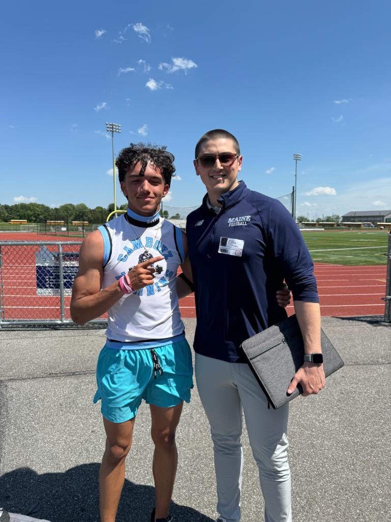 Jayden Johnson (@jaydenjohnson_1) on Twitter photo after talks with <a href="/Coach_AjMc/">Aj Mclaughlin</a> i am blessed to receive a division 1 offer to the university of maine <a href="/BlackBearsFB/">Maine Football</a> #AGTG after talks with <a href="/Coach_AjMc/">Aj Mclaughlin</a> i am blessed to receive a division 1 offer to the university of maine <a href="/BlackBearsFB/">Maine Football</a> #AGTG