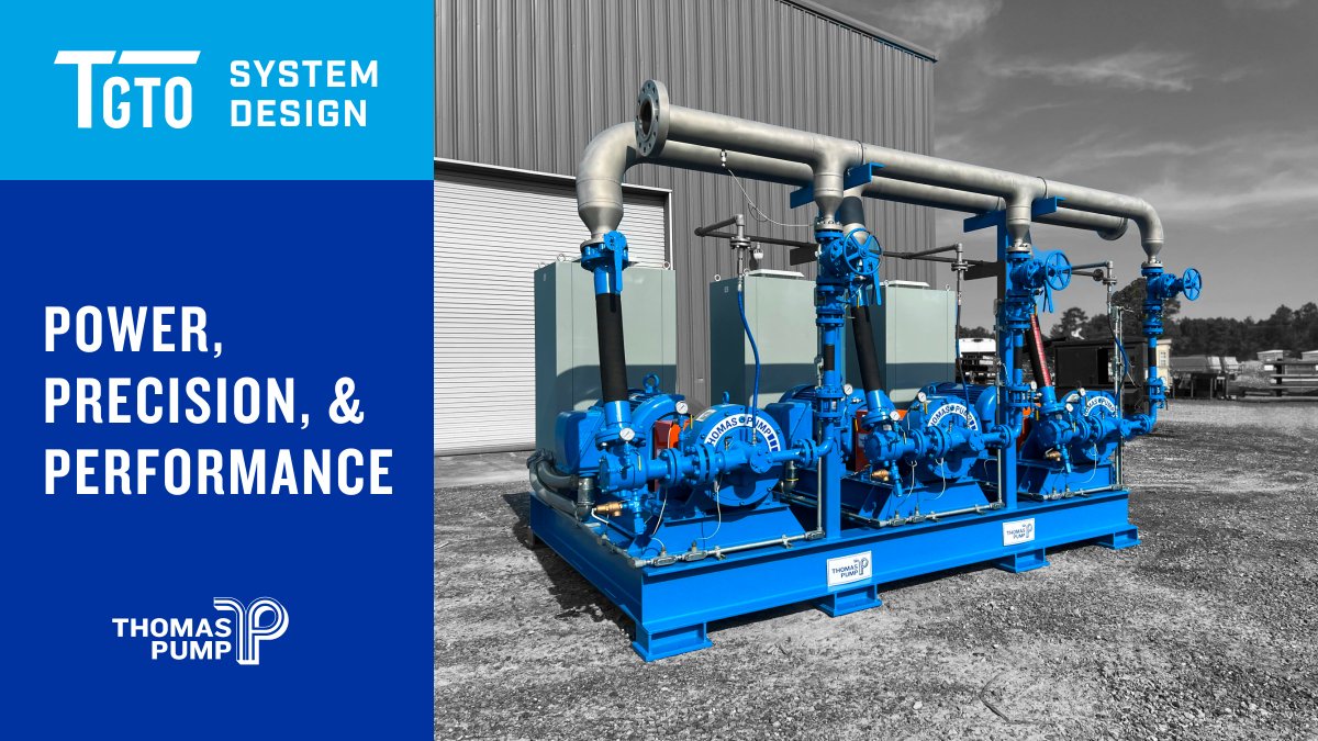 Unlock power, precision, and peak performance with Thomas Pump's tailored pump systems. Meticulously crafted to fit your plant's layout, capacity, and expansion goals, our solutions streamline operations effortlessly.

#ThomasPump#PumpSystems#Customization