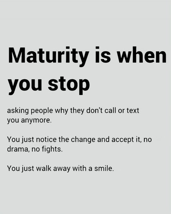 Maturity:
