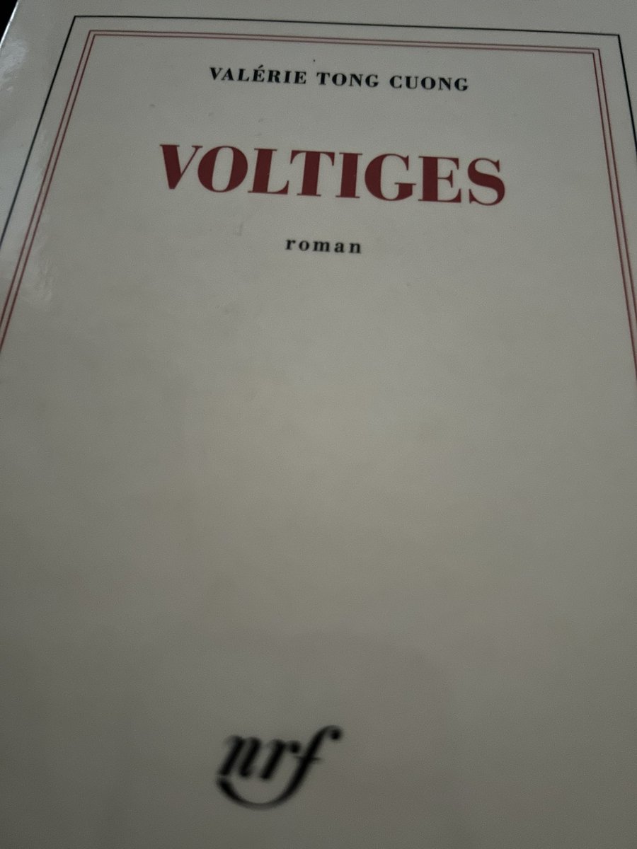 @AliceDeveley « Voltiges » de @vtongcuong Après avoir lu un article qui m’a donné très envie de le lire