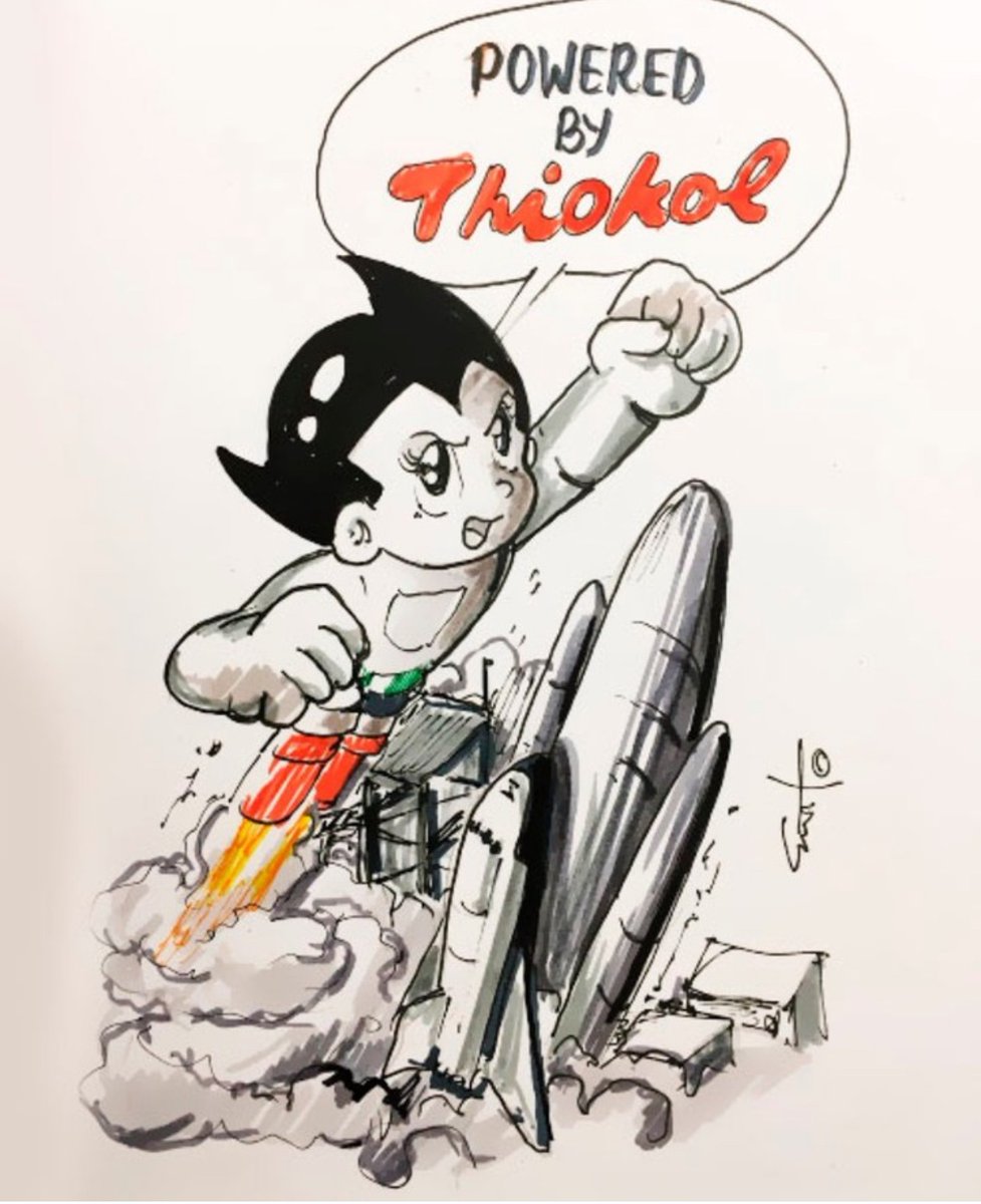 #thiokol #spaceshuttle #astroboy #doodlerama #atom