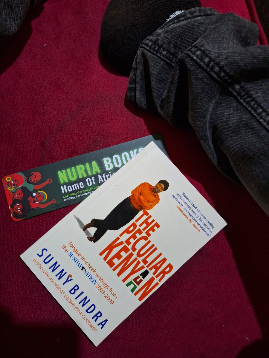 bought a book today @NuriaStore Asante sana guys at Nuria Bookstore 😜🤣