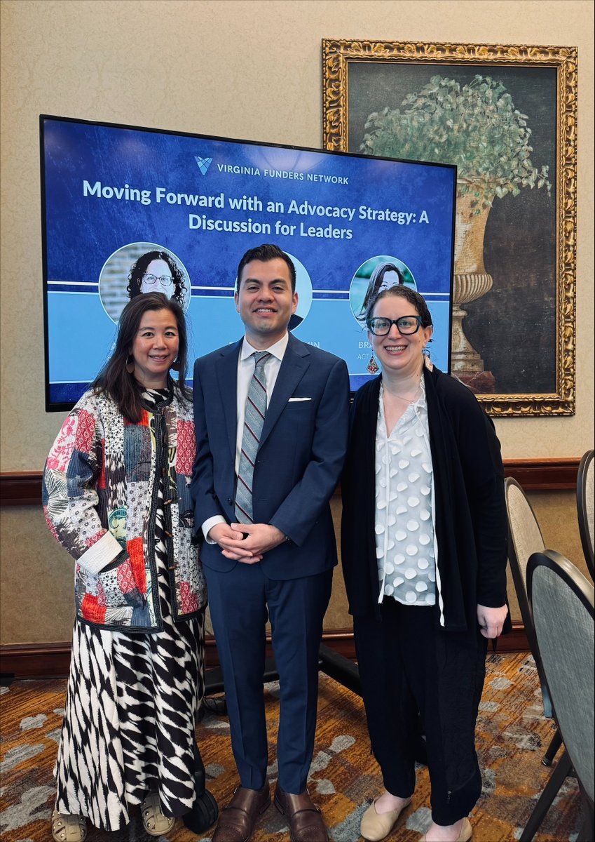 We were thrilled to have our very own Brandi Yee moderating at the Virginia Funders Network at the Stronger Together Conference in Richmond!

Special thanks to Abby Levine at the Robert Wood Johnson Foundation and Brian Marroquin from the Arlington Community Foundation! #VFN2024