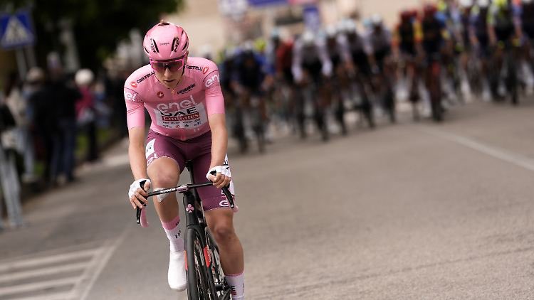 9 fictive films about pro cyclist taking part in the Giro d‘Italia 2024 1) „Lonely in Pink“ Tadej got thrown out of the kindergarden (white jersey). Now he is looking for elders to play with him. But Geraint does not want to play every day. Will Tadej find a new bosom friend?