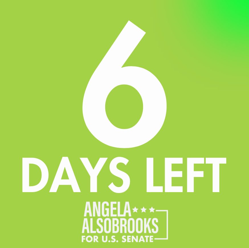 You have one more day to vote early in Maryland! If you have not made your voice heard yet, make sure to head to the polls to make your voice heard. To find your polling place, click here: angelaalsobrooks.com/vote