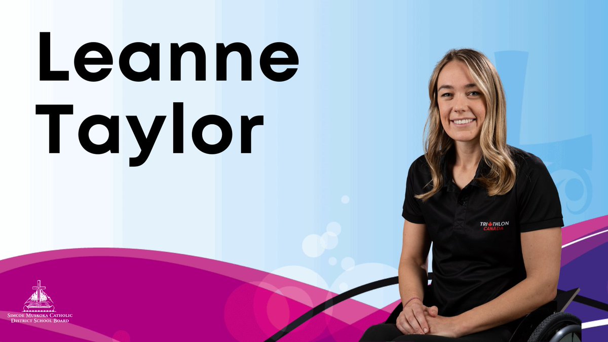 Our #OutstandingGraduate from @SMCDSB_OLB is Leanne Taylor. 

After a life-altering cycling accident led to paralysis, Leanne worked hard to become a top para-triathlete on the global stage. 

Read her full bio at outstandinggrads.ca/recipients/202…

#CEW2024 #CatholicEducationWeek