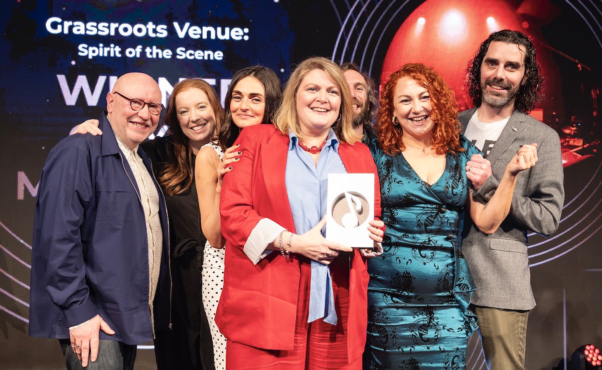 . @OhYeahCentre CEO urges industry to support grassroots sector after Music Week Awards win: sonymusic.co.uk/sony-music-uk-… #musicindustry #grassrootsvenues #MusicWeekAwards