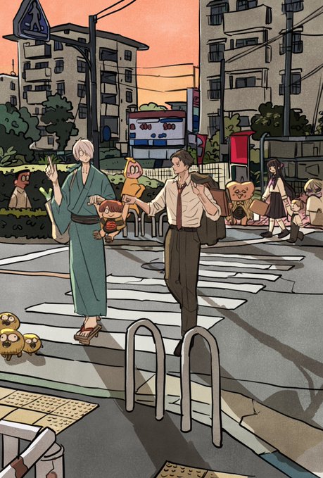 「横断歩道」のTwitter画像/イラスト(新着)