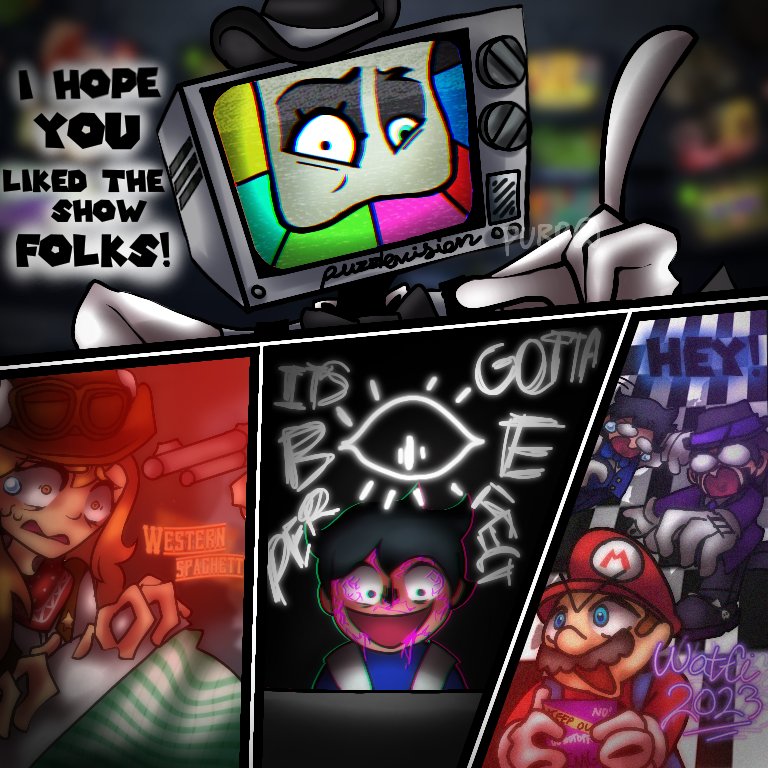 ' I hope you liked the shows folks! '

#Mrpuzzles #smg4fanart #SMG4puzzlevision #SMG4 #smg4mrpuzzles #art #Puzzlevision