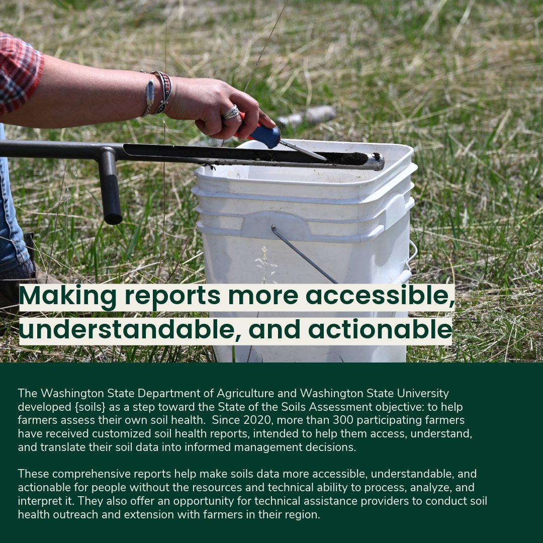 wasoilhealth's tweet photo. The {soils} package enables any scientist, technical assistance provider, or extension staff comfortable with R to create and customize soil health reports.

Read and watch more: https://t.co/EAgEEgiVV2 https://t.co/2xvzrSKlsb
